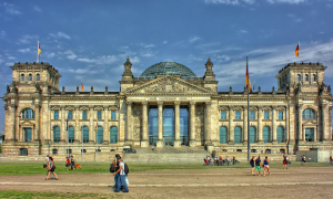 مبنى الرايخستاغ (Reichstag) في برلين، ألمانيا