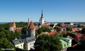 المدينة القديمة في تالين (Tallinn)، عاصمة إستونيا